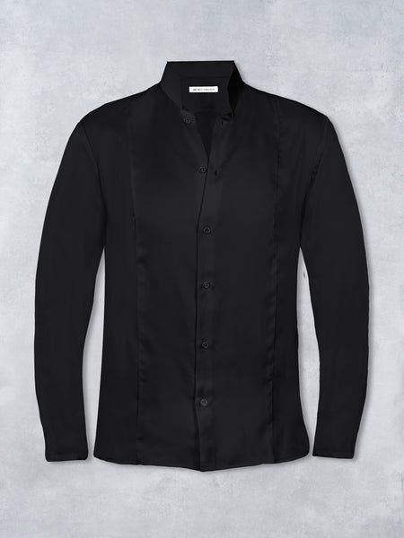 MAO SILK SHIRT BLACK LIMITED EDITION TOPURIA