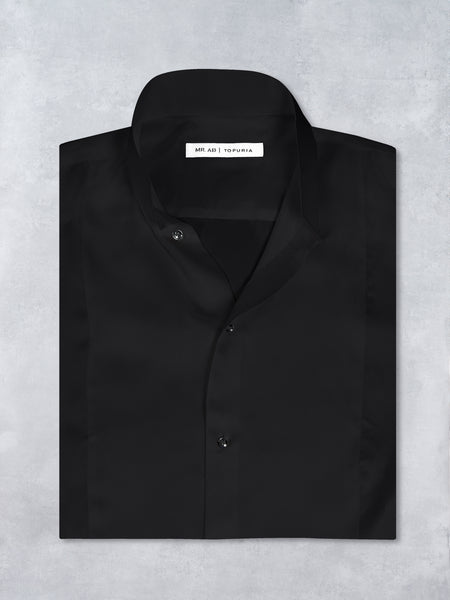 MAO SILK SHIRT BLACK LIMITED EDITION TOPURIA