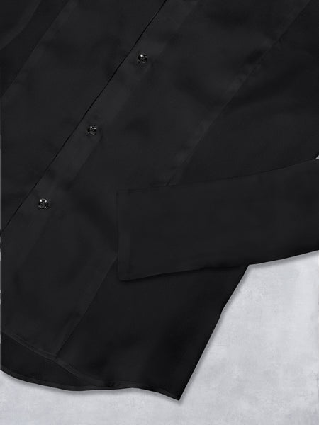 MAO SILK SHIRT BLACK LIMITED EDITION TOPURIA