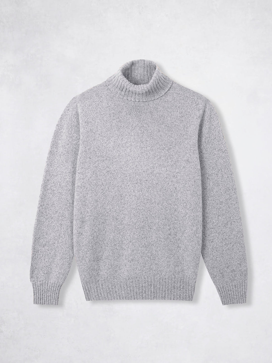CASHMERE ROLL NECK GREY