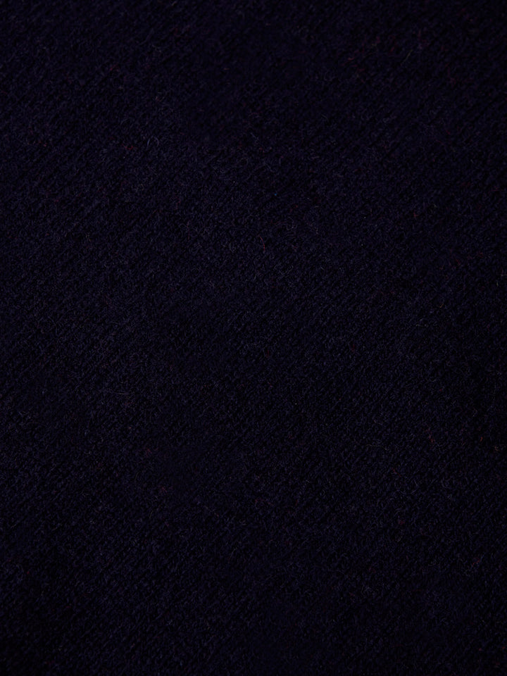 CASHMERE ROLL NECK NAVY