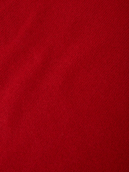 CASHMERE ROLL NECK RED