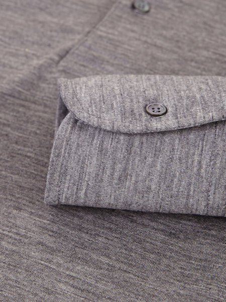 EXTRAFINE MERINO POLO MED GREY