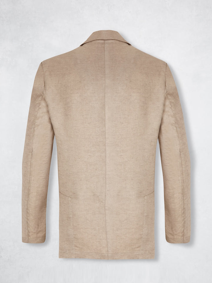 TRAVEL LINEN BLAZER SAND