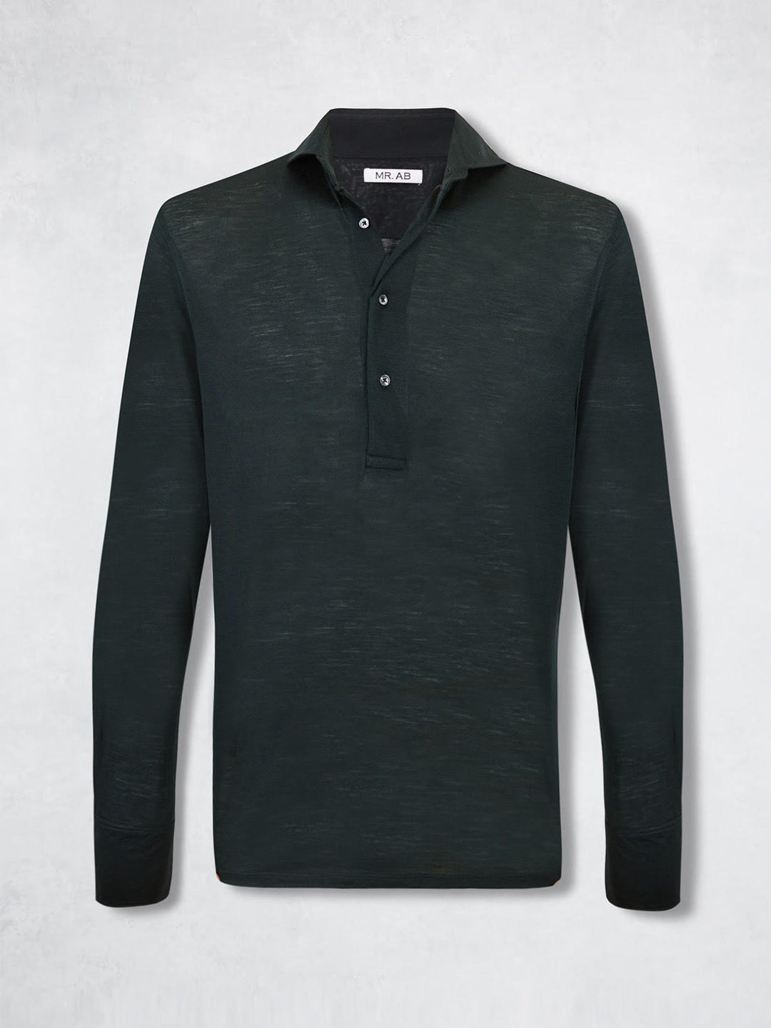 EXTRAFINE MERINO POLO GREEN