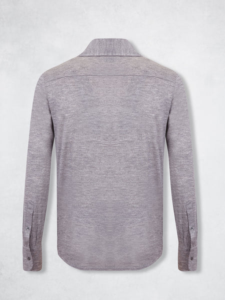 EXTRAFINE MERINO POLO GREY