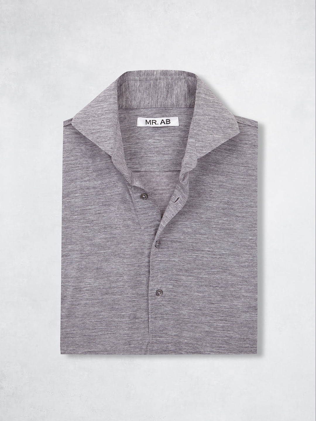 EXTRAFINE MERINO POLO GREY