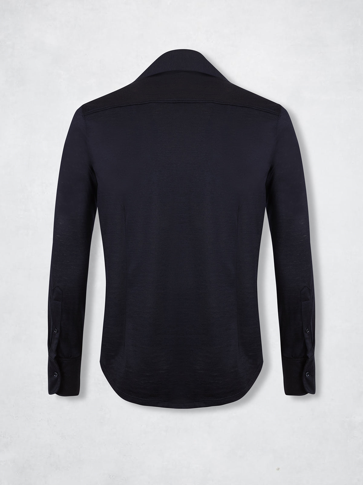 EXTRAFINE MERINO POLO NAVY
