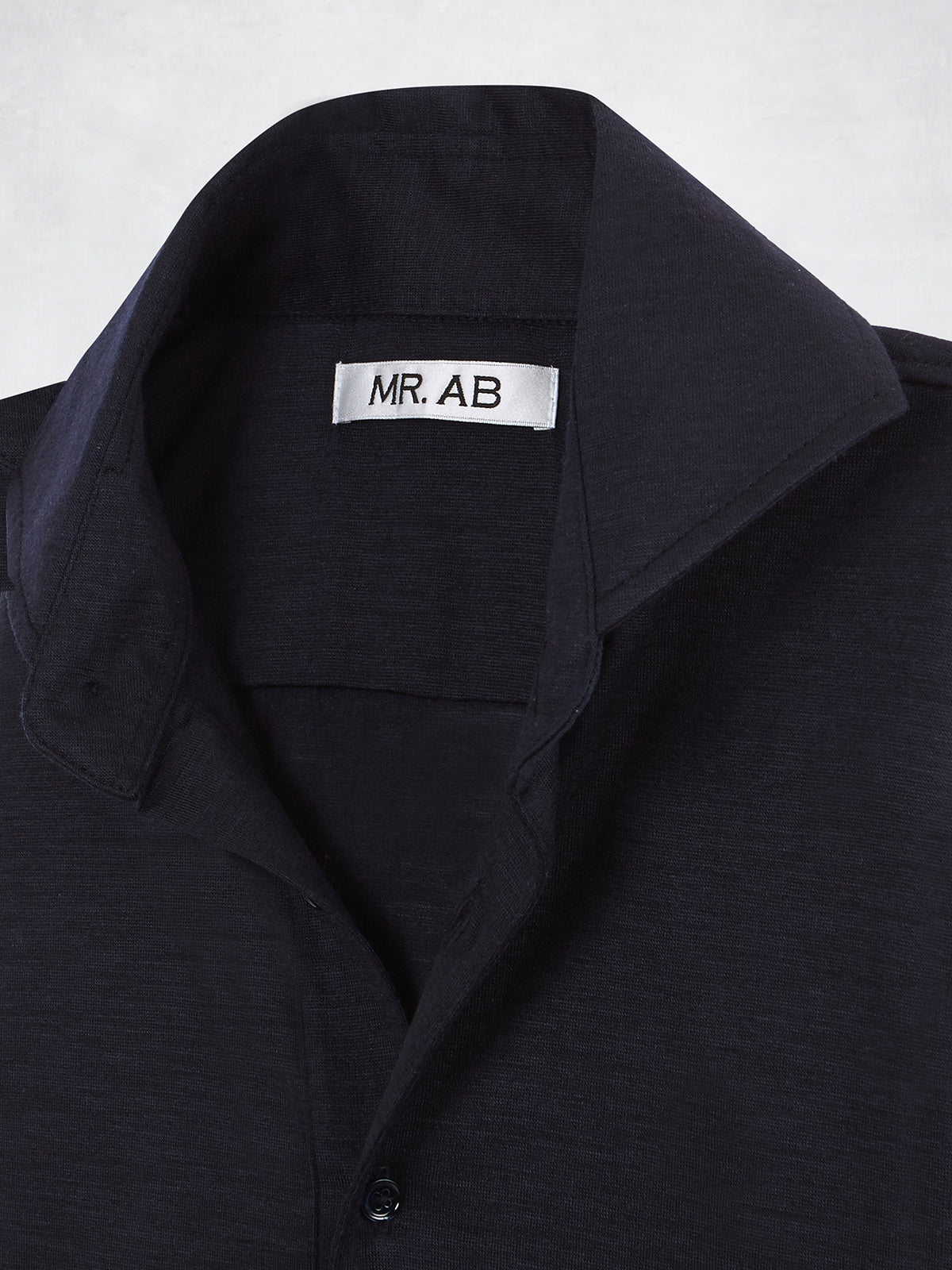 EXTRAFINE MERINO POLO NAVY