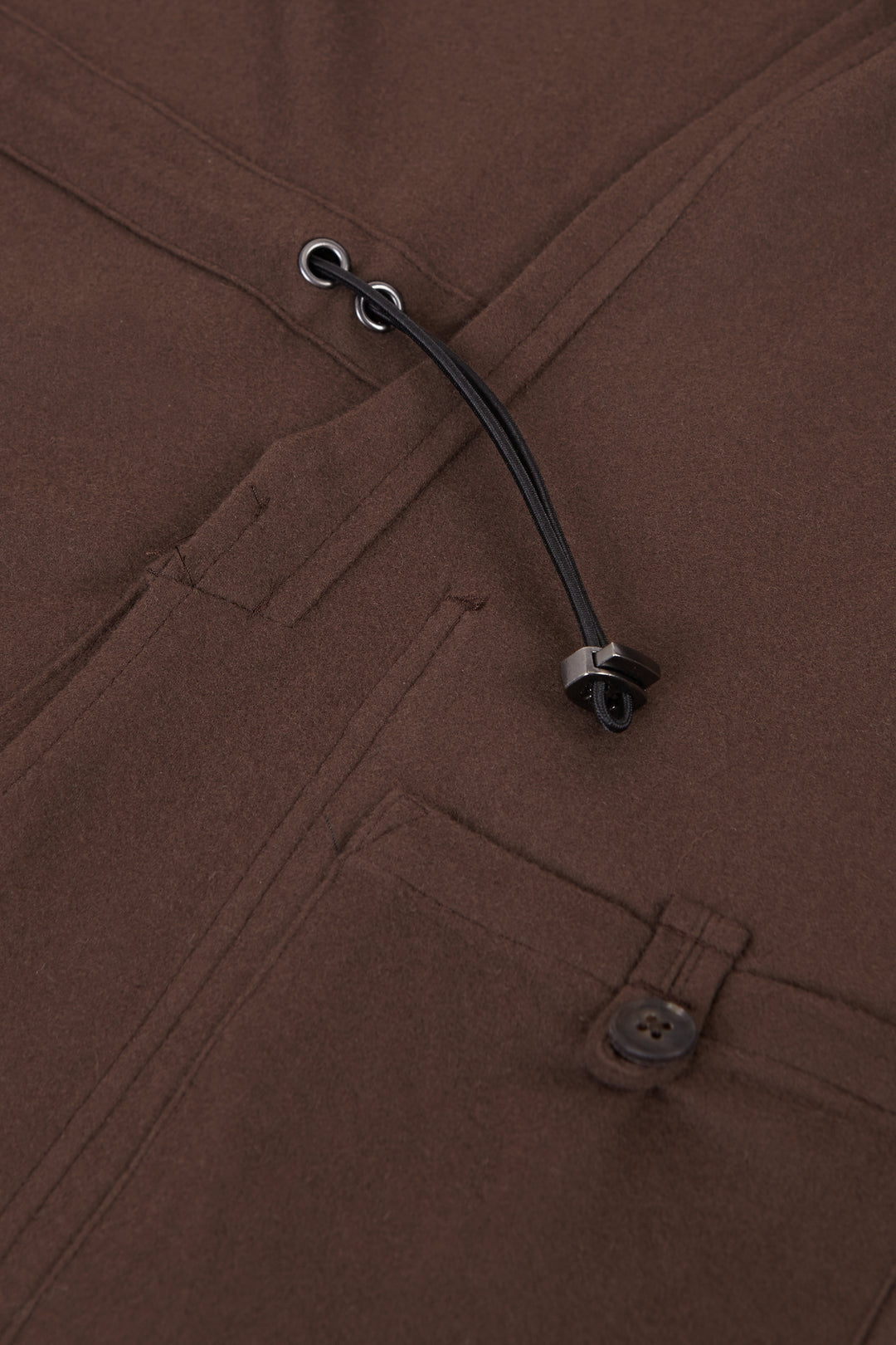 CASHMERE POCKET JACKET BROWN