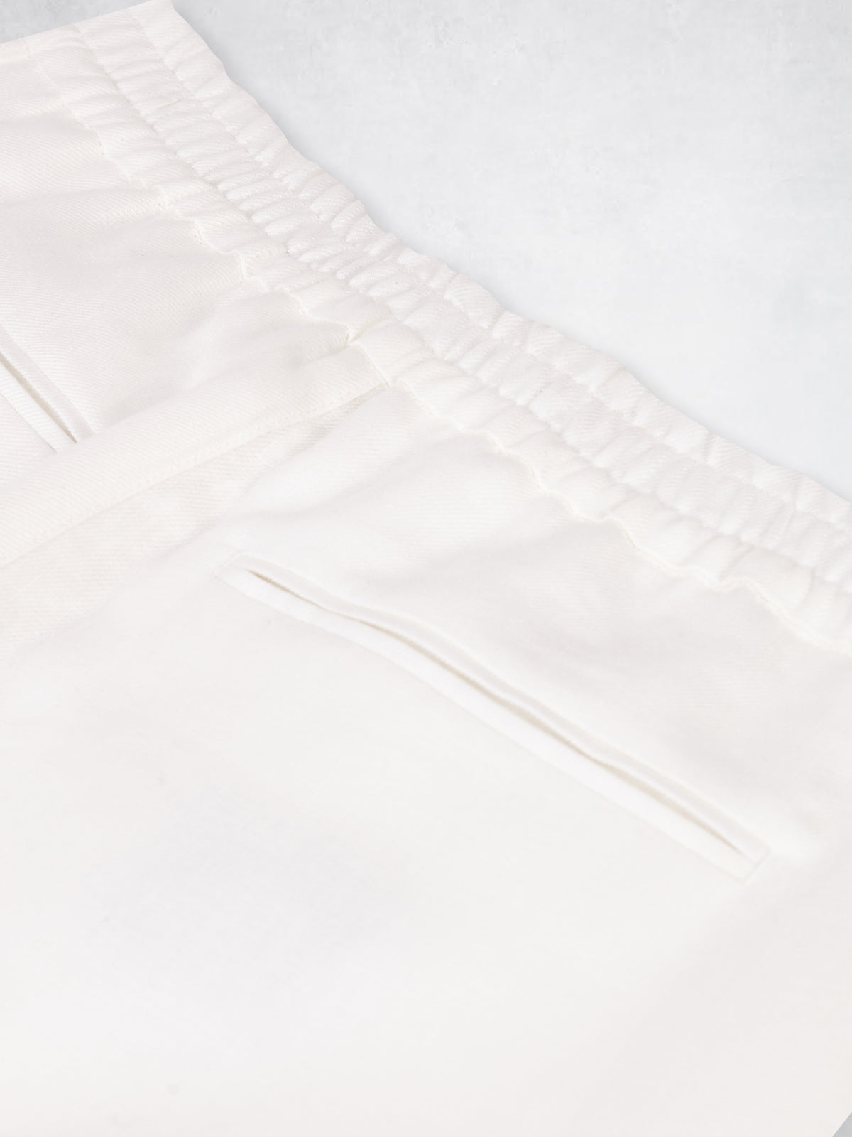 FORMAL LINEN JOGGER CRU