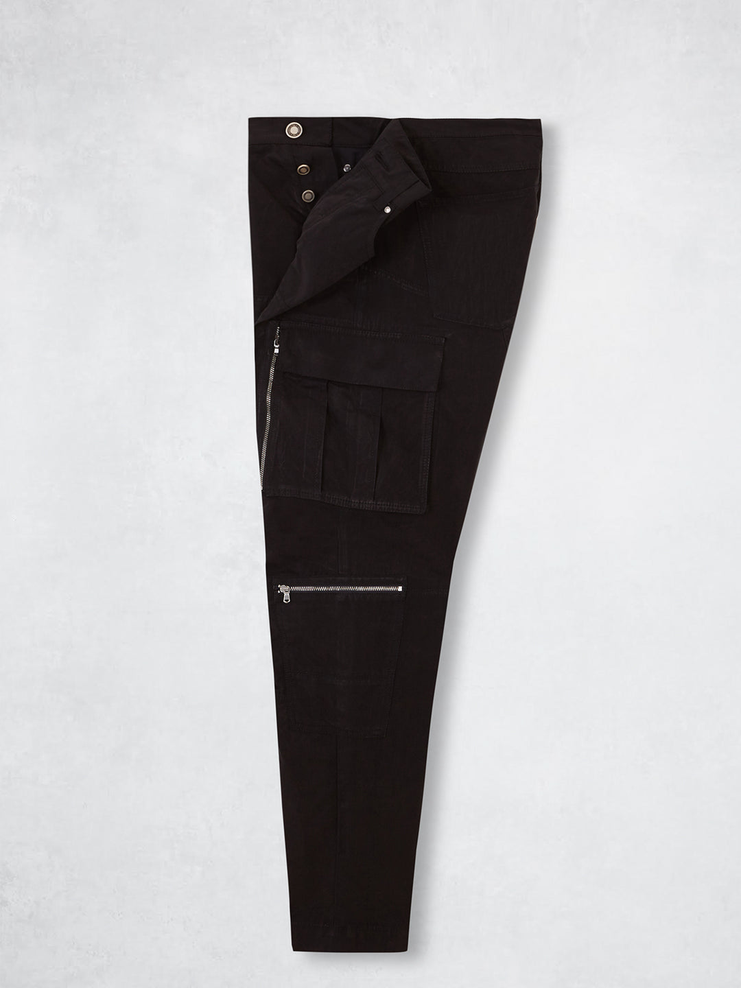 ZIPPER CARGO PANTS NAVY