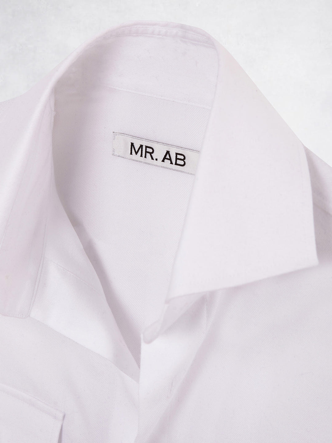 FLANNEL POCKET SHIRT WHITE