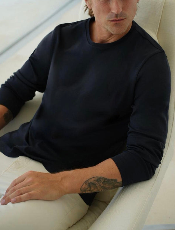 FORMAL TEE LS NAVY