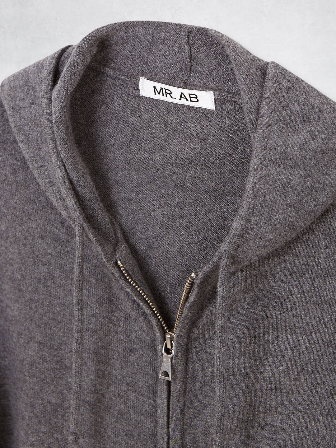 CASHMERE HOODIE LIGHT GREY