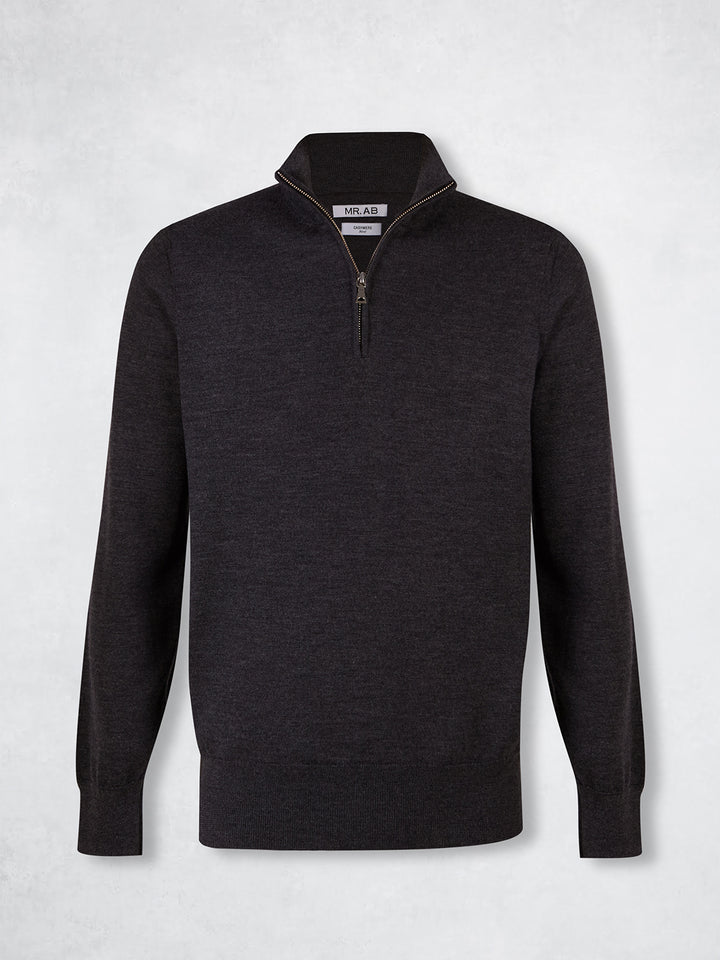 ZIPPER CASHMERE GREY