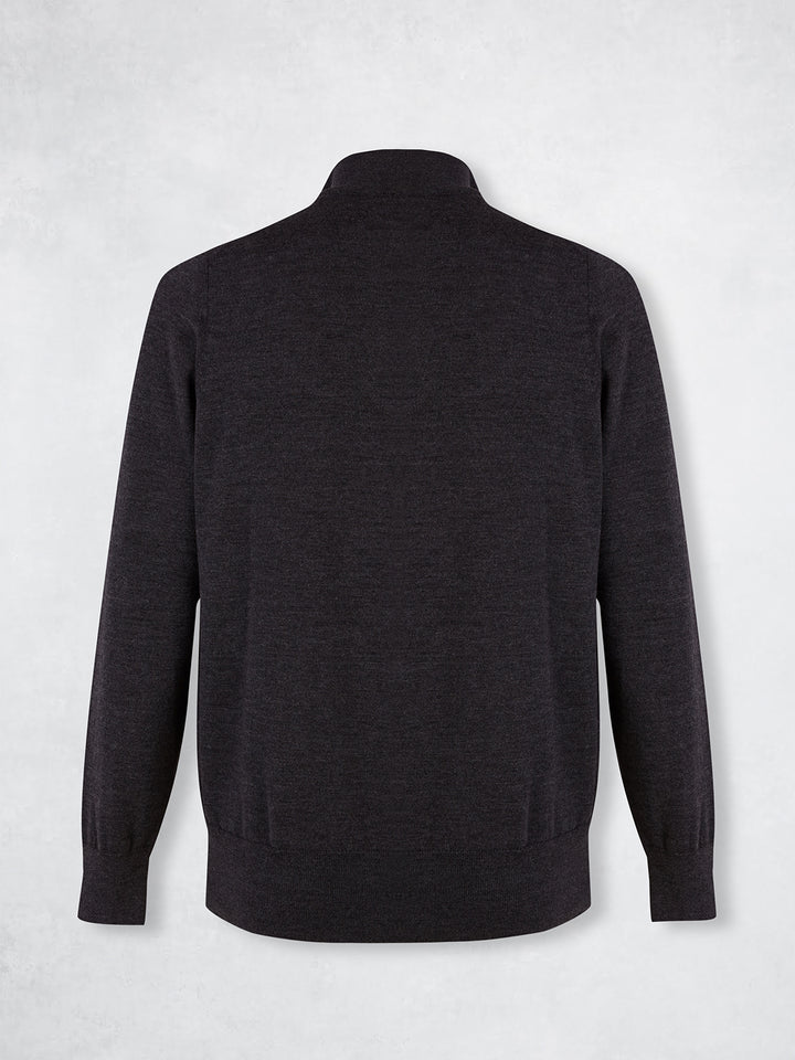 ZIPPER CASHMERE GREY