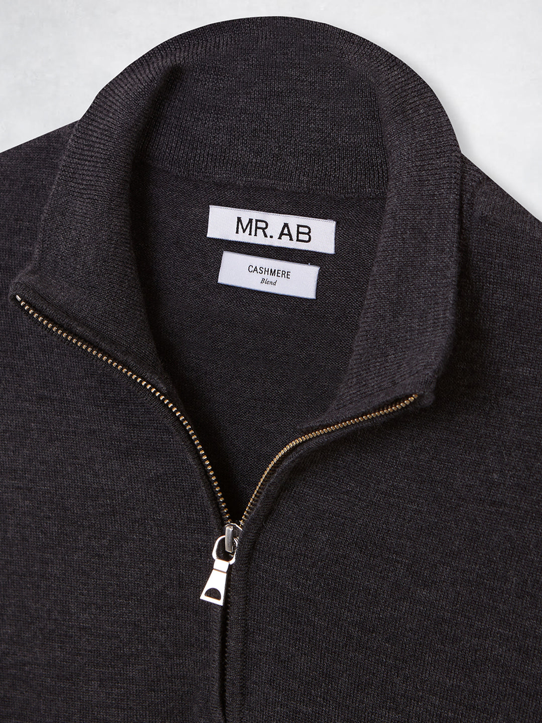ZIPPER CASHMERE GREY