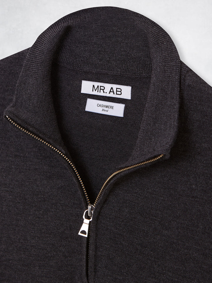ZIPPER CASHMERE GREY
