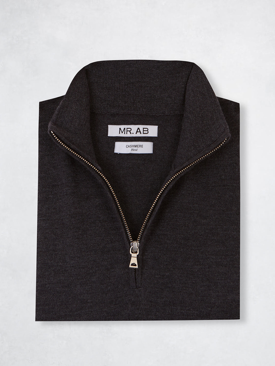 ZIPPER CASHMERE GREY