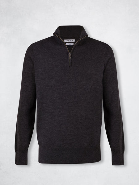 ZIPPER CASHMERE GREY