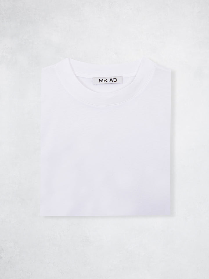 HIGH NECK TEE WHITE