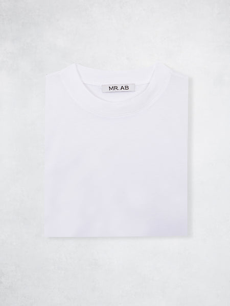 HIGH NECK TEE WHITE