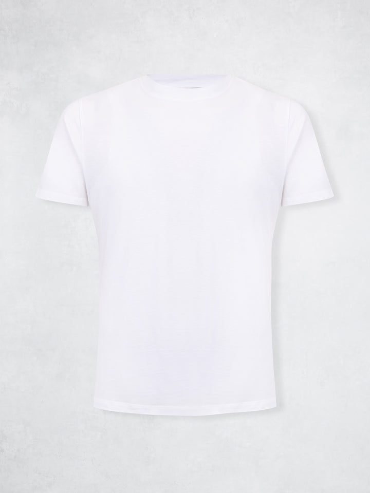 HIGH NECK TEE WHITE