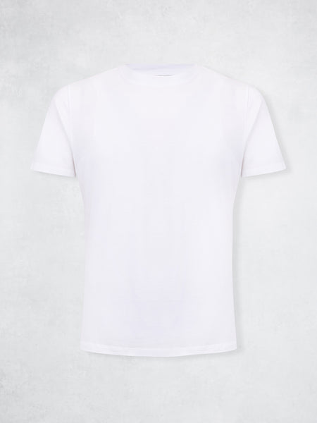 HIGH NECK TEE WHITE