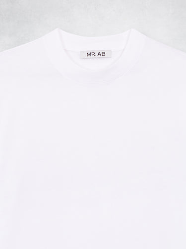 HIGH NECK TEE WHITE