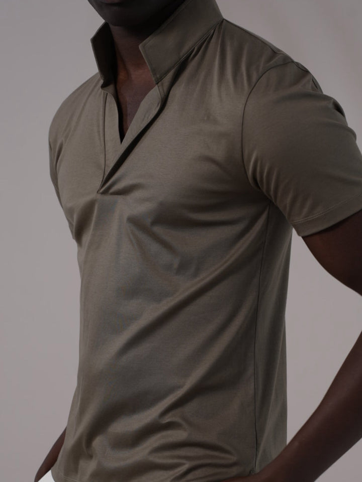 POLO MAO SILK KHAKI
