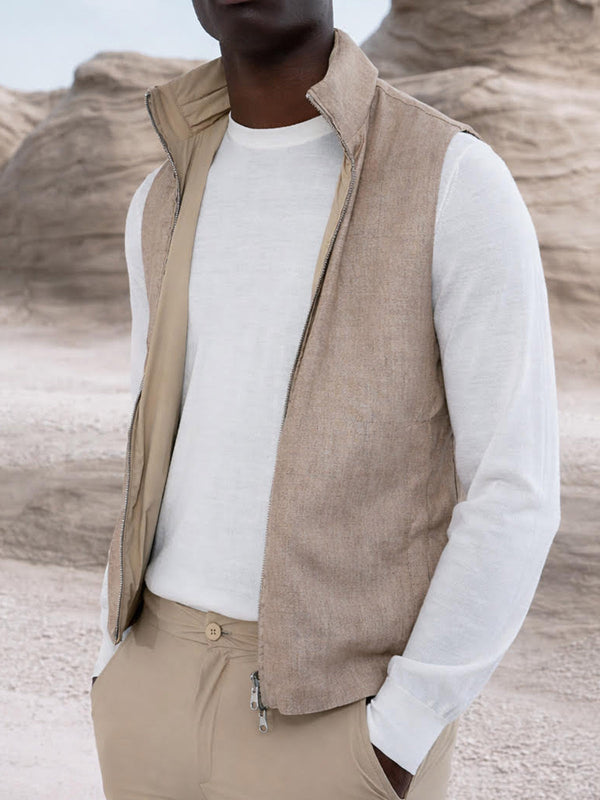 LINEN VEST