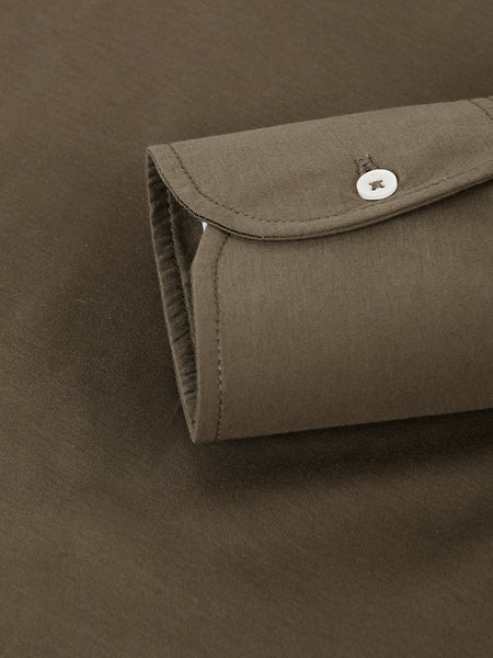 POLO MAO SILK LS KHAKI