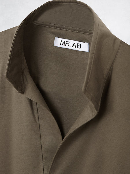 POLO MAO SILK LS KHAKI