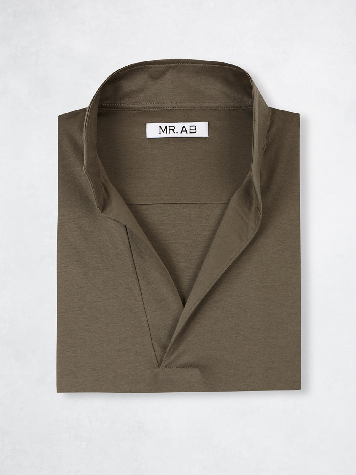 POLO MAO SILK LS KHAKI