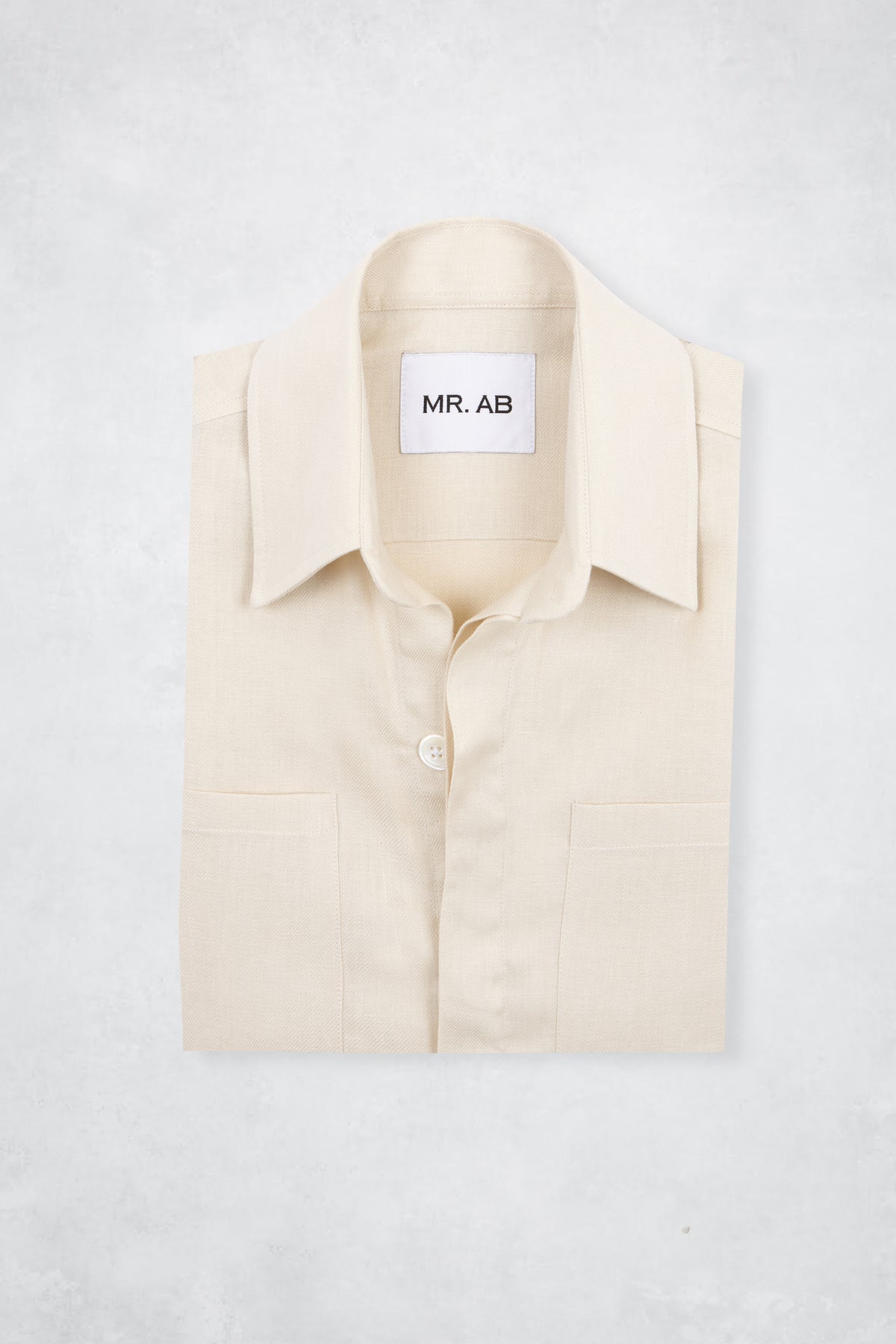 LINEN OVERSHIRT CRU