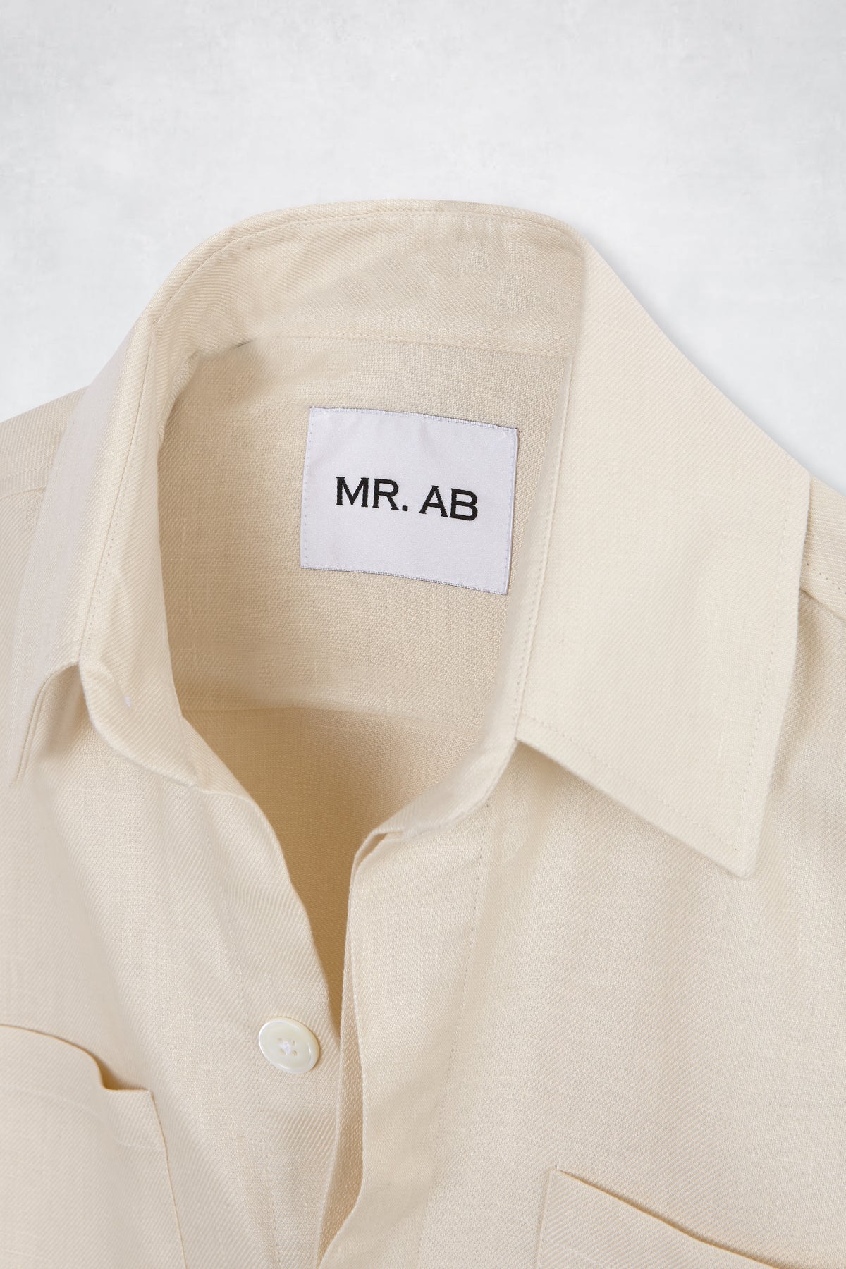 LINEN OVERSHIRT CRU