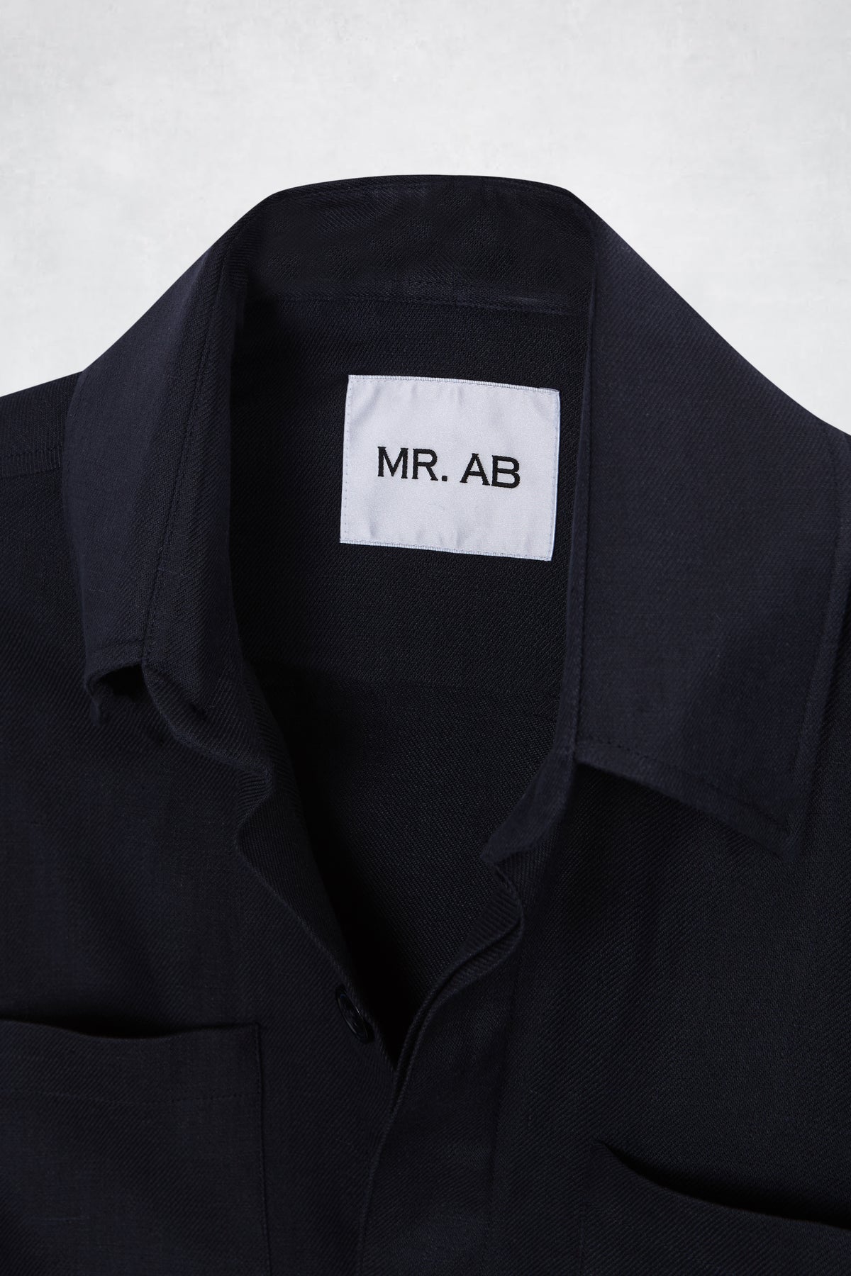 LINEN OVERSHIRT NAVY