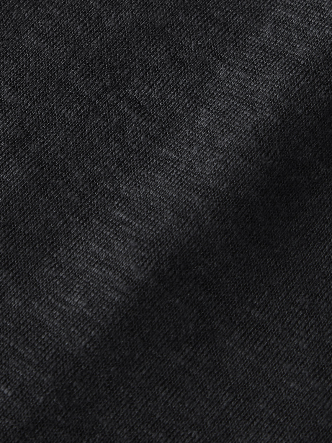 LINEN POLO BLACK
