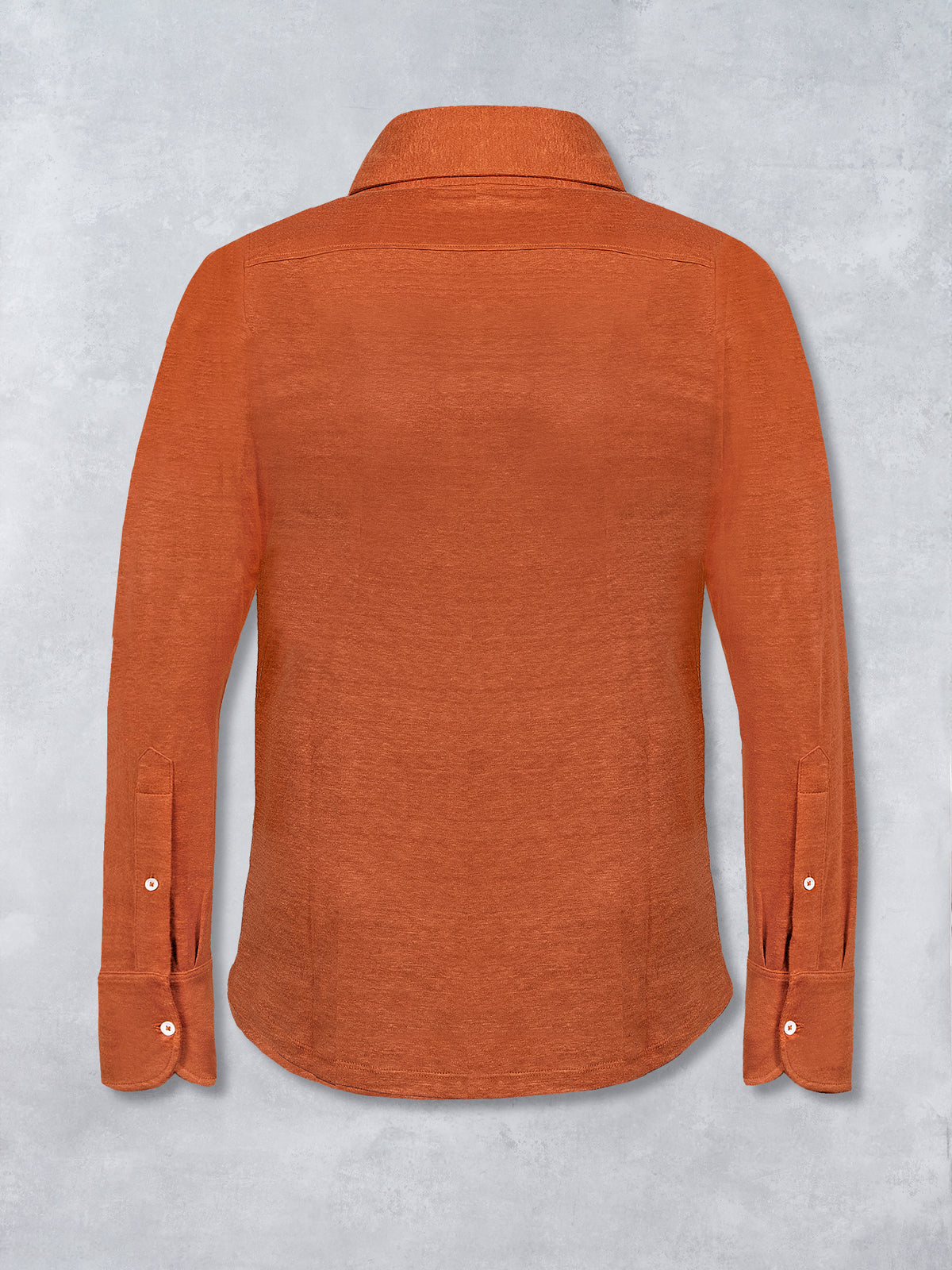 LINEN POLO ORANGE
