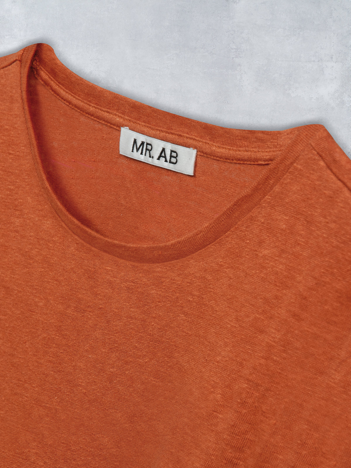 LINEN TEE ORANGE