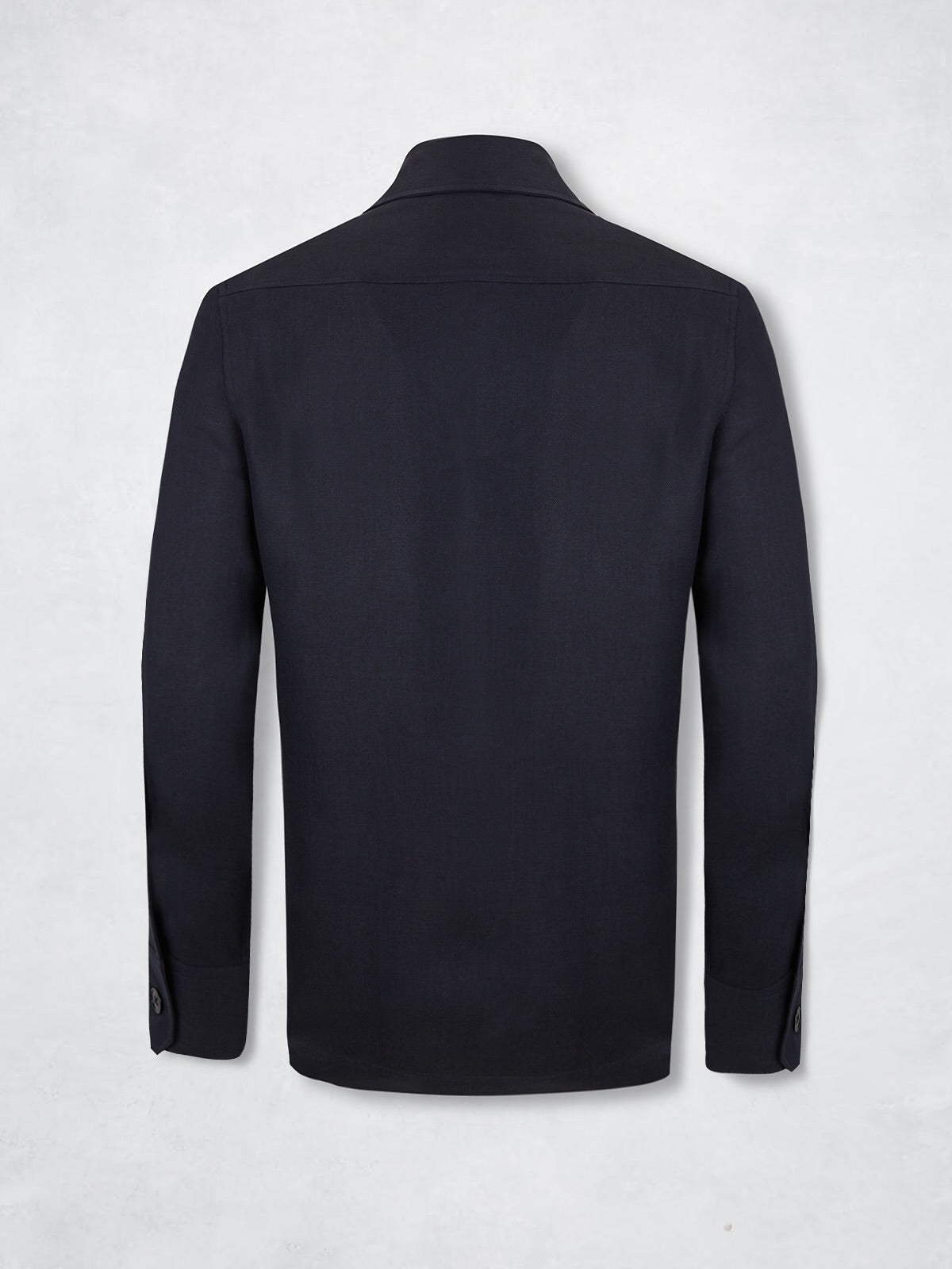 LINEN OVERSHIRT NAVY