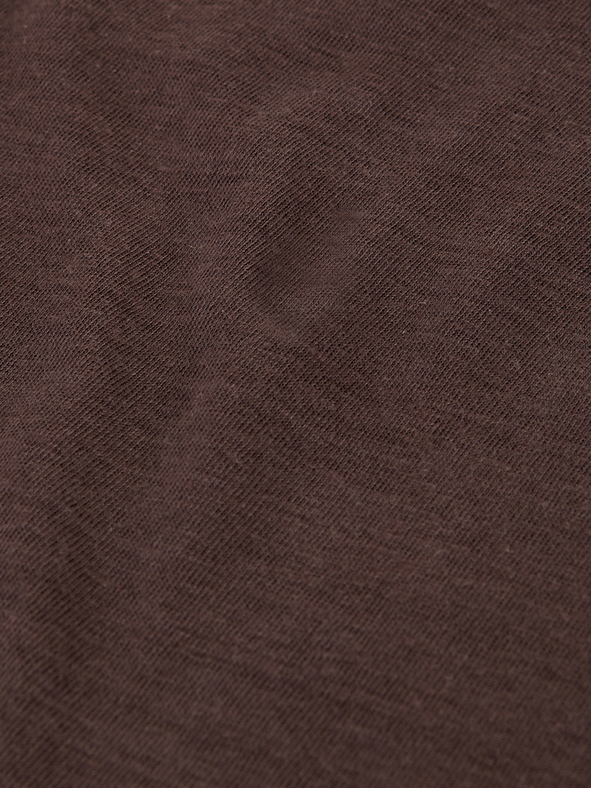 LINEN POLO SS BROWN