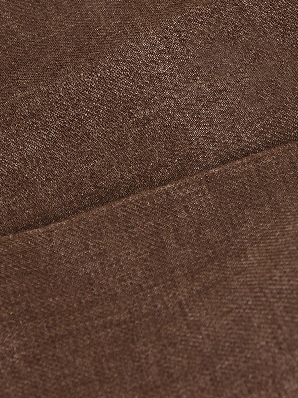LINEN SHORTS BROWN