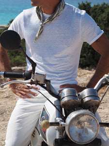 LINEN TEE WHITE