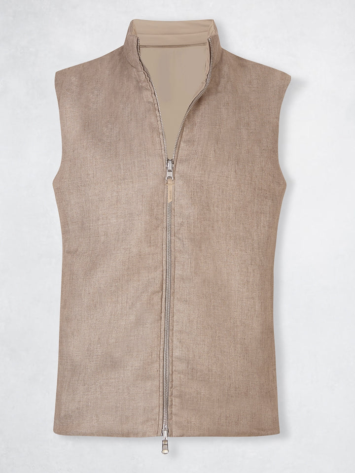 LINEN VEST
