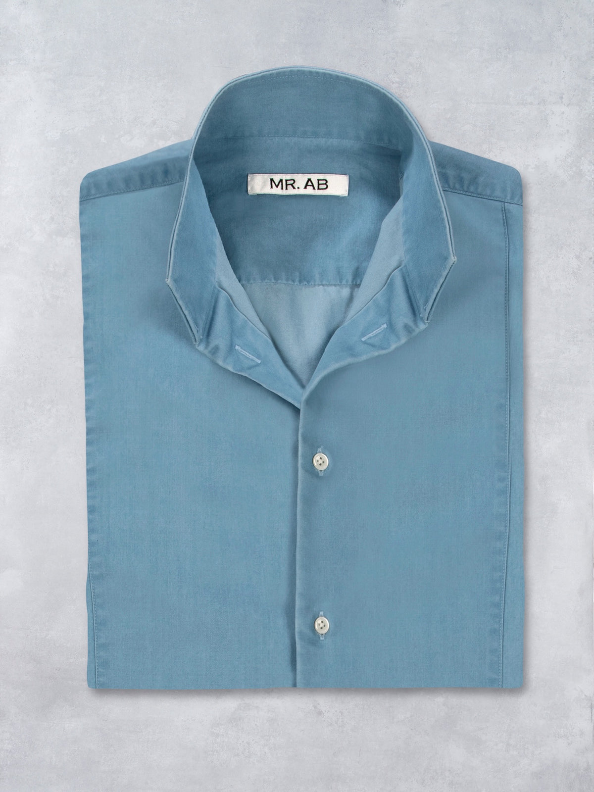 MAO DENIM SHIRT BLUE