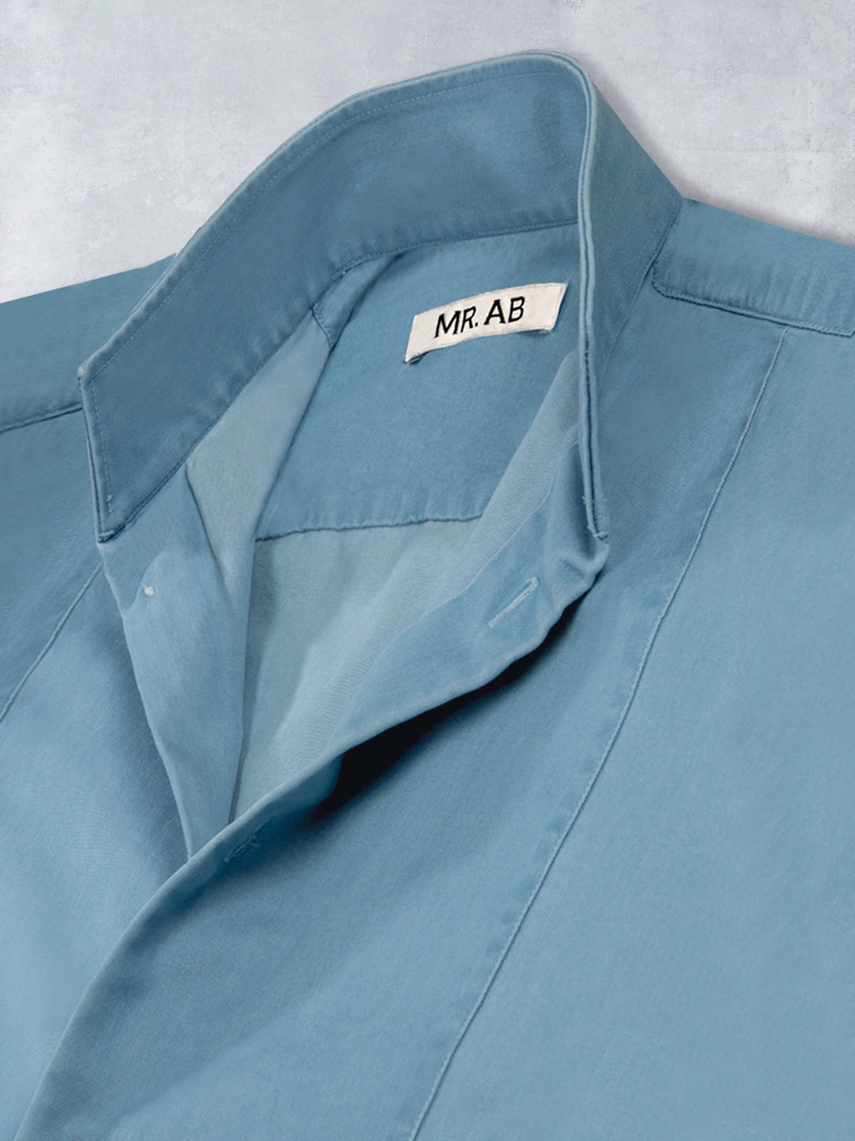 MAO DENIM SHIRT BLUE