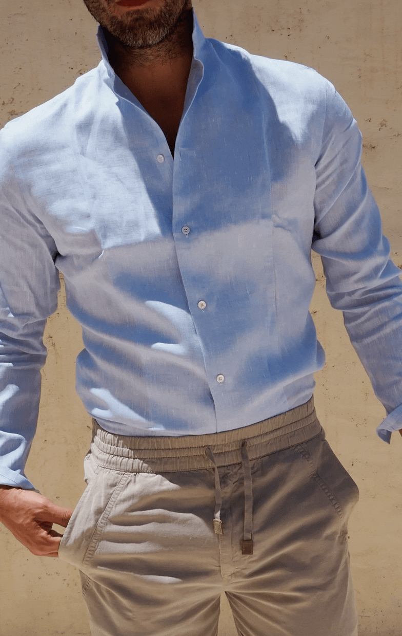 MAO LINEN BLUE