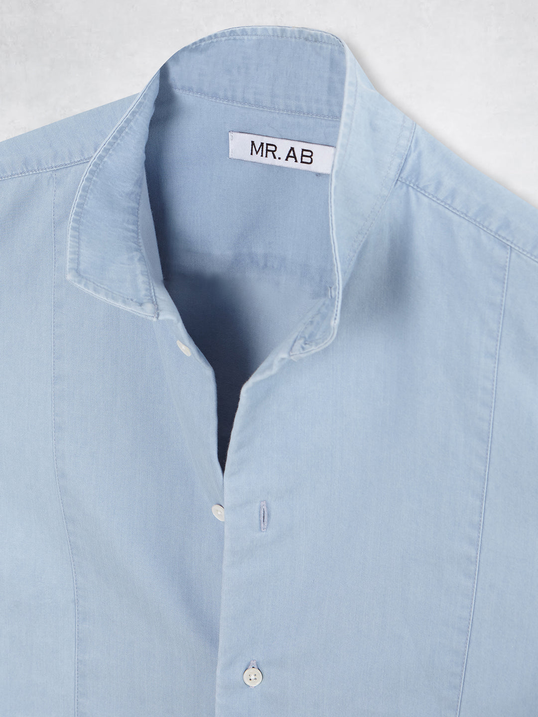 MAO DENIM SHIRT I BLUE
